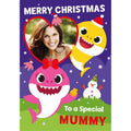 Personalised Baby Shark Any Relation Christmas Photo Card an Official Baby Shark Product