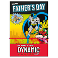 Personalised Batman & Robin Father's Day Photo Card an Official DC Comics Product
