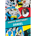 Personalised Batman Birthday Card- Any Name & Photo an Official Batman Product