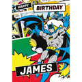 Personalised Batman Birthday Card- Any Name an Official Batman Product
