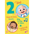 Personalised CoComelon 2nd Birthday Card- Any Name an Official Cocomelon Product
