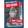 Personalised Dad's Army 'Don't Panic' Father's Day Card- Any Relation an Official Dad's Army Product