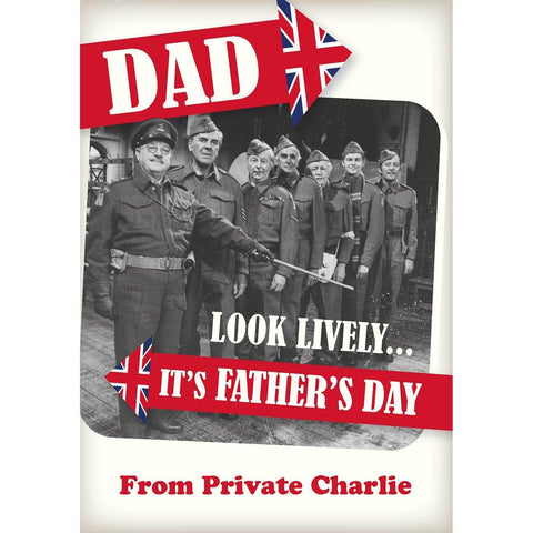 Personalised Dad's Army Father's Day Card- Any Relation & Name an Official Dad's Army Product