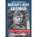 Personalised Dad's Army Grandad Father's Day Card- Any Name an Official Dad's Army Product