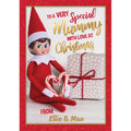 Personalised Elf On The Shelf Mummy Christmas Card- Any Name an Official The Elf on The Shelf Product