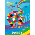 Personalised Elmer The Patchwork Elephant Happy Father's Day Card an Official Elmer the Patchwork Elephant Product