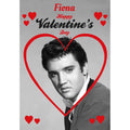 Personalised Elvis Valentines Card- Any Name an Official Elvis Product
