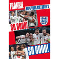 Personalised England Football 'So Good!' Birthday Card- Any Name an Official England Football Product