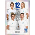 Personalised England Women's Football 'Happy Birthday' Card - Any Age & Name an Official England Lionesses Product