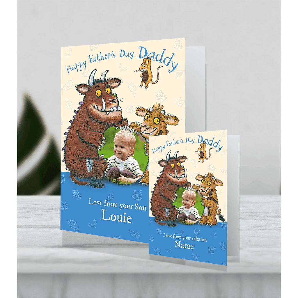 Personalised Giant Gruffalo Father's Day Photo Card an Official The Gruffalo Product