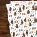 Personalised Gruffalo Christmas Wrap- Any Message an Official The Gruffalo Product