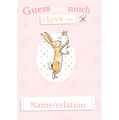Personalised Guess How Much I Love You 'Name' Card an Official Guess How Much I Love You Product