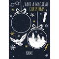 Personalised Harry Potter Christmas A5 Greeting Card an Official Harry Potter Product