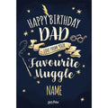 Personalised Harry Potter 'Favourite Muggle' Dad Birthday an Official Harry Potter Product