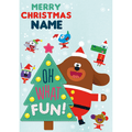 Personalised Hey Duggee Christmas Tree Card an Official Hey Duggee Product