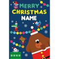 Personalised Hey Duggee Merry Christmas Santa card an Official Hey Duggee Product