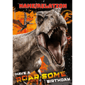 Personalised Jurassic World Roar-Some Birthday Card an Official Jurassic World Product