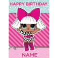 Personalised LOL Any Name Birthday Card an Official LOL Surpise Product
