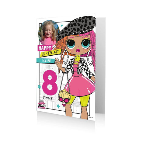 Personalised LOL OMG Birthday Card- Any Name, Age & Photo an Official LOL OMG Product