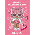 Personalised LOL Valentines Day Card- Any Name an Official LOL Product