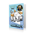 Personalised Minecraft Polar Bar Christmas Card- Any Name & Photo an Official Minecraft Product