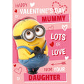 Personalised Minions Valentines Cards- Any Relation & Name an Official Minions Product