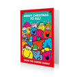 Personalised Mr. Men & Little Miss Christmas Card- Any Name & Relation an Official Mr Men & Little Miss Product