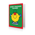 Personalised Mr. Men & Little Miss 'Merry Fishcake' Christmas Card- Any Name an Official Mr Men & Little Miss Product