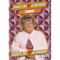 Personalised Mrs. Brown's Boys 'There's No F in Present' Birthday Card- Any Name an Official Mrs Brownâ€™s Boys Product