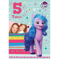 Personalised My Little Pony Rainbow Birthday Photo Card- Any Age an Official My Little Pony Product