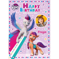 Personalised My Little Pony 'Smile, Sparkle, Shine' Birthday Card- Any Name & Photo an Official My Little Pony Product