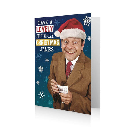 Personalised Only Fools & Horses Del Boy Christmas Card- Any Name an Official Only Fools and Horses Product