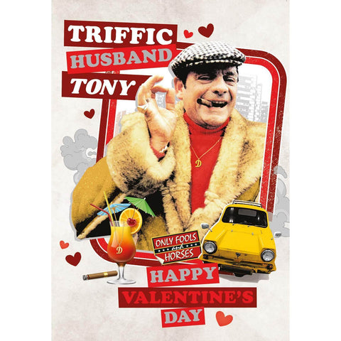 Personalised Only Fools & Horses, Triffic Husband Valentines Card- Any Name an Official Only Fools & Horses Product