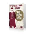 Personalised Peaky Blinders 'Go Fetch' Christmas Card- Any Name an Official Peaky Blinders Product