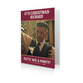 Personalised Peaky Blinders 'Lets Ave' A Party' Christmas Card- Any Name an Official Peaky Blinders Product