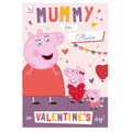 Personalised Peppa Pig Mummy Valentines Card- Any Name an Official Peppa Pig Product
