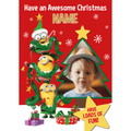 Personalised Photo Minion Christmas A5 Greeting Card an Official Despicable Me Minions Product