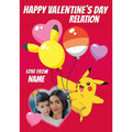 Personalised Pokemon Valentines Day- Any Name & Photo an Official Pokemon Product