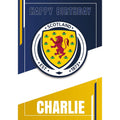 Personalised Scotland FC Birthday Card- Any Name an Official Scotland FC Product