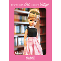 Personalised Sindy 'You're Vintage' Birthday Card an Official Sindy Product