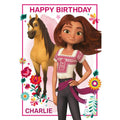 Personalised Spirit Birthday Card- Any Name an Official Spirit Product