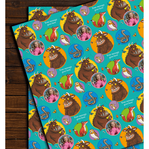 Personalised The Gruffalo Wrap- Add any photo & message an Official The Gruffalo Product
