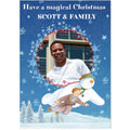 Personalised The Snowman Photo Christmas A5 Greeting Card an Official The Snowman and The Snowdog Product