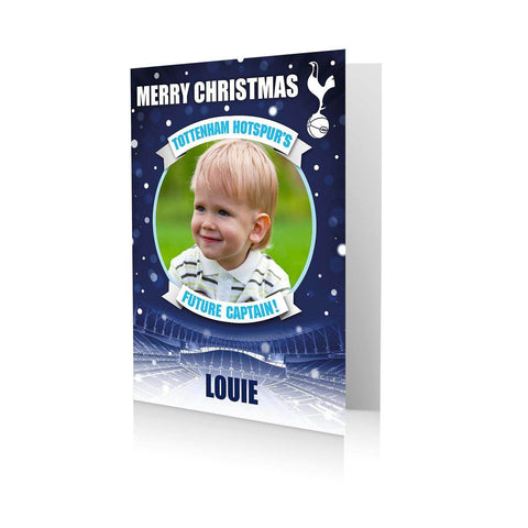 Personalised Tottenham Hotspur FC Future Captain Christmas Card- Any Name an Official Tottenham Hotspur FC Product