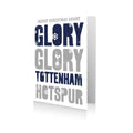 Personalised Tottenham Hotspur FC 'Glory Glory' Christmas Card- Any Name an Official Tottenham Hotspur FC Product