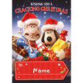 Personalised Wallace & Gromit Christmas A5 Greeting Card an Official Wallace & Gromit Product