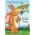 Personalised Zog Any Relation & Name Photo Birthday Card an Official Zog Product