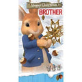 Peter Rabbit Brother Christmas Card an Official Peter Rabbit Product