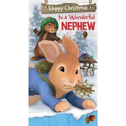 Peter Rabbit Nephew Christmas Card an Official Peter Rabbit Product
