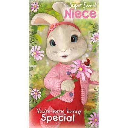 Peter Rabbit Niece Birthday Card an Official Peter Rabbit Product